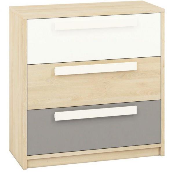 Kupi Komoda Drop 10 - metalik siva  / Cena v trgovini Vsebo