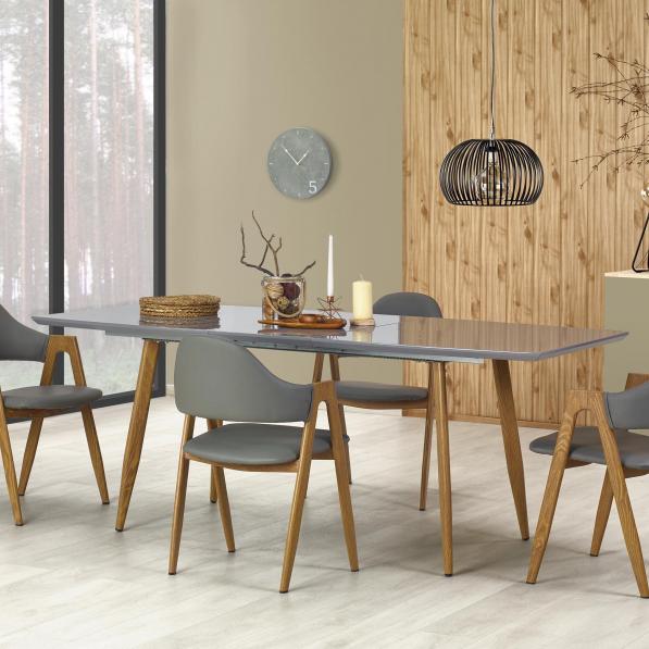 Kupi Stol na razvlačenje Ruten - siva 160-200x90 cm / Cena v trgovini Vsebo