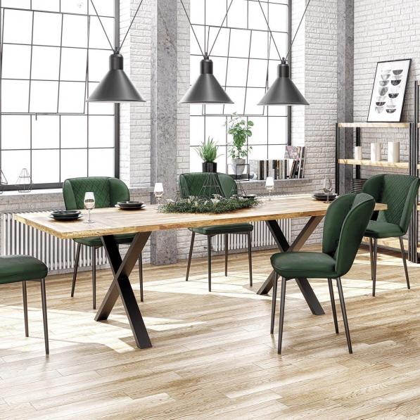 Kupi Blagovaonski stol Apex drveni - 160x90 cm / Cena v trgovini Vsebo