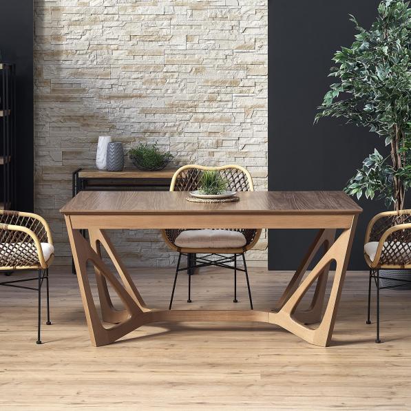 Kupi Stol na razvlačenje Wenanty - američki orah 160-240x100 cm / Cena v trgovini Vsebo