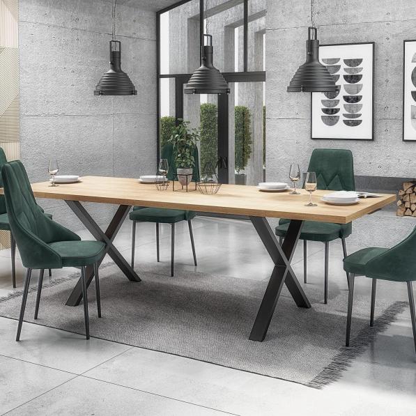 Kupi Blagovaonski stol Apex MDF - 160x90 cm / Cena v trgovini Vsebo