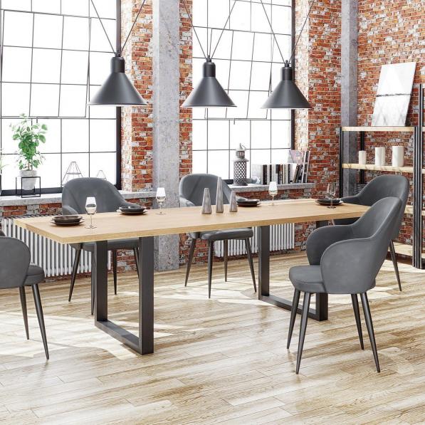 Kupi Blagovaonski stol Radus MDF 140x85 cm / Cena v trgovini Vsebo