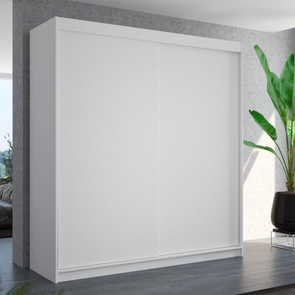 Kupi Garderobni ormar s kliznim vratima Terecia 200x58x215 cm / Cena v trgovini Vsebo