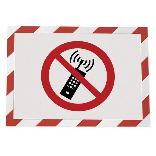 Kupi Durable Okvir DURAFRAME A4, crveno-bijel SECURITY, 2 kos / Cena v trgovini Vsebo