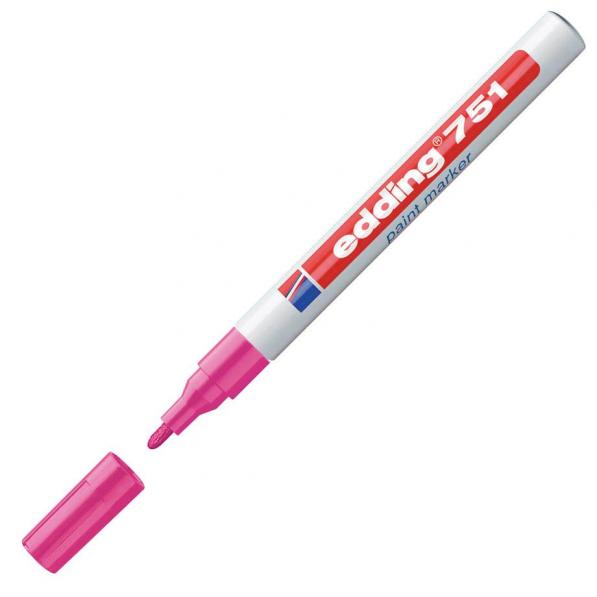 Kupi Edding Marker s lakom E-751, 1-2 mm, ružičasti, 10 kom / Cena v trgovini Vsebo