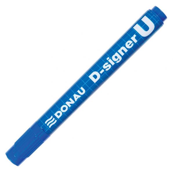 Kupi Donau Marker permanentni D-Signer U vrh, plavi 4 mm, 10 kom / Cena v trgovini Vsebo