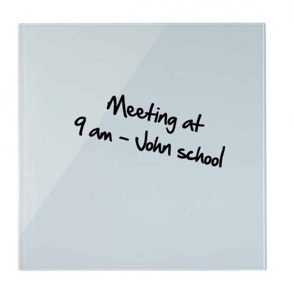 Kupi Bi-Office Ploča zidna staklena 38 x 38 cm, bijela magnetna / Cena v trgovini Vsebo