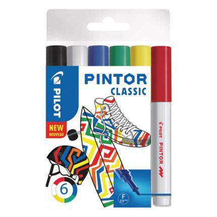 Kupi Pilot Marker Pintor Set CLASSIC Mix FINE SW-PT-F-S6-CLASS / Cena v trgovini Vsebo
