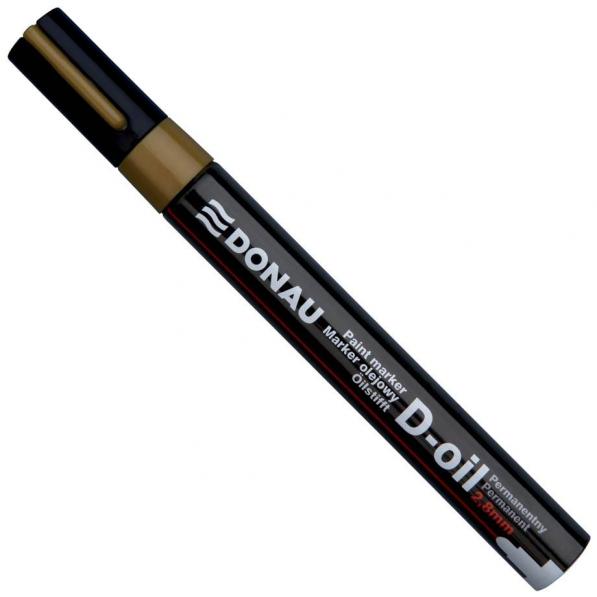 Kupi Donau Marker uljni D-oil 2,8mm zlatni, 12 kom / Cena v trgovini Vsebo